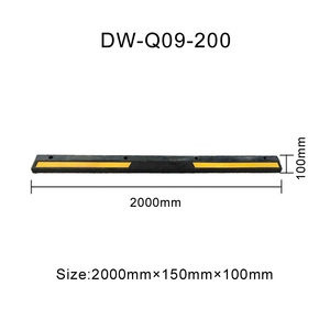 Car <strong>Wheel</strong> Parking Divider Durable Long Rubber Reflective <strong>Wheel</strong> <strong>Stopper</strong> 2 Meter Rubber <strong>Wheel</strong> <strong>Stopper</strong> - Product Image 2