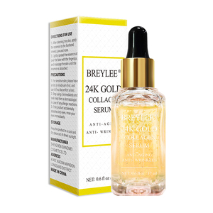 เซรั่มทองคำ 24K คอลลาเจน BREYLEE ลดเลือนริ้วรอย ต่อต้านริ้วรอย สำหรับบำรุงผิวหน้า - Product Image 4