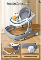 Claf Bebe EN Certification Activité Multifonction Handel Poussettes d'activité sonore Mucic Push Walking