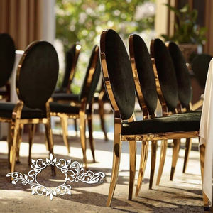 بيع بالجملة وسادة مخملية من الفولاذ المقاوم للصدأ لحفلات الزفاف فندق لوازم الأثاث تأجير رخيصة - Product Image 4