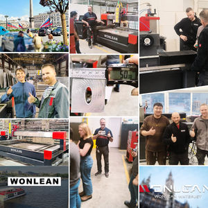 Macchina da Taglio a Getto d'Acqua Waterjet a 5 Assi Cnc 3d di Nuovo Design, Multifunzione per Metallo, Pietra, Vetro, Gomma, Schiuma, Prezzo - Product Image 5