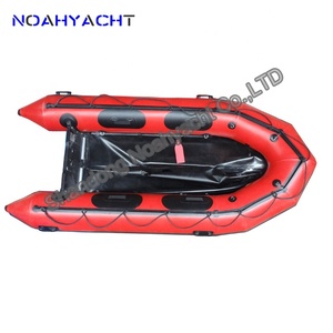 पीवीसी inflatable skiff नाव हवा मंजिल