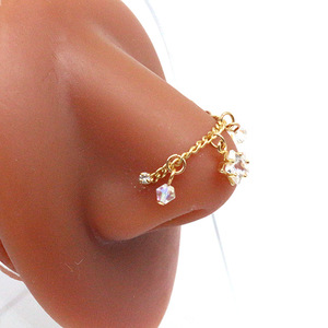 YICAI Thép Không Gỉ Sao Trăng Thạch Dangle <span class=keywords><strong>Chain</strong></span> <span class=keywords><strong>Nose</strong></span> Nhẫn Với Phụ Nữ Người Đàn Ông Tim <span class=keywords><strong>Nose</strong></span> Cuff <span class=keywords><strong>Chain</strong></span> <span class=keywords><strong>Nose</strong></span> Nhẫn - Product Image 4