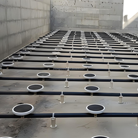 Disque d'aération à bulles grossières 215/270/330 mm pour le traitement des eaux usées industrielles et l'aquaculture 500 L/heure