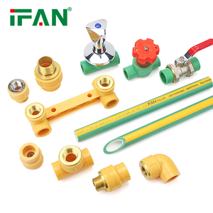 IFAN Hot Bán nhựa đường ống dẫn nước Vật liệu PPR Polypropylene nữ nam chủ đề TEE khuỷu tay Adapter PPR phụ kiện đường ống - Product Image 3
