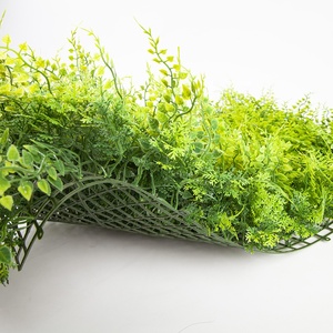 ZC 3D แนวตั้ง Greenery ป่าผนังพลาสติกประดิษฐ์พืชหญ้าดอกไม้ตกแต่งผนัง <span class=keywords><strong>Tizen</strong></span> ผนัง Greenery ป่า - Product Image 2