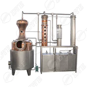 לצבוע 500L/1000L מודולרי אלכוהול distiller וודקה אלכוהוליים המזקקה מכונת/חיוני שמן Distiller מחיר