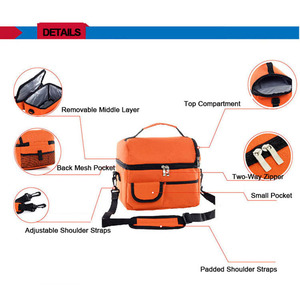 Sac isotherme de pique-nique en gros, sac isotherme pour hommes, femmes, enfants, école, sac à déjeuner, sac de livraison de nourriture de haute qualité en Coole - Product Image 2