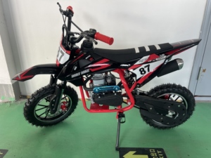 Mini <span class=keywords><strong>moto</strong></span> tout-terrain pour enfants 50cc 4 temps |   Pit bike tout-terrain à essence pour enfants |   Mini <span class=keywords><strong>moto</strong></span> <span class=keywords><strong>cross</strong></span>, <span class=keywords><strong>vitesse</strong></span> maximale 40-60 km/h - Product Image 2