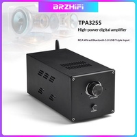 Amplificateur de puissance pour subwoofer BRZHIFI X1, amplificateur audio HiFi numérique, amplificateur de haut-parleurs connectable aux haut-parleurs de plafond