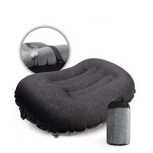 Low MOQ Relaxing New Design Inflatable Sleeping Gear Comfortable Crescent Anti-Slip Travel <strong>Pillow</strong> for Camping and Backpacking - Product Image 2
