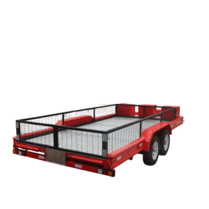 Remolque de Plataforma de Doble Eje para Transporte de Autos con Rampas de Carga, Barandas de Seguridad y Caja de Herramientas para Transporte de Autos y Vehículos Todoterreno - Product Image 6