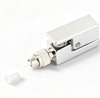 Adaptateur de fibre optique carré FC, connecteur rapide pour cordon de brassage à fibre nue