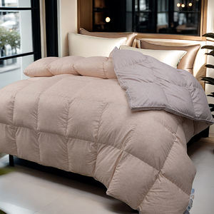 100% coton <span class=keywords><strong>couette</strong></span> de luxe Super doux toutes les saisons blanc <span class=keywords><strong>oie</strong></span> <span class=keywords><strong>canard</strong></span> Alternative hôtel <span class=keywords><strong>couette</strong></span> insérer Direct usine approvisionnement maison - Product Image 5