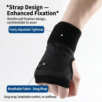 Attelle de compression tricotée réglable pour le poignet, support élastique pour la paume et le poignet, idéale pour la gym, le fitness et l'haltérophilie