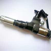 Inyector de Combustible Diésel Original 095000-6613, Conjunto de Inyector 23670-E0021 23670-E0020 para Motor Common Rail J08E