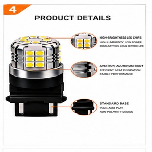 ใหม่ยูนิเวอร์แซลคาร์ LED หลอดไฟหน้ารถ 10-30V 710LM การกระจายความร้อนอย่างมีประสิทธิภาพ ใช้งานได้ยาวนาน - Product Image 4