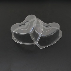 Plateau jetable en plastique transparent, forme de cœur, pour nourriture, chocolat, 50 unités - Product Image 5