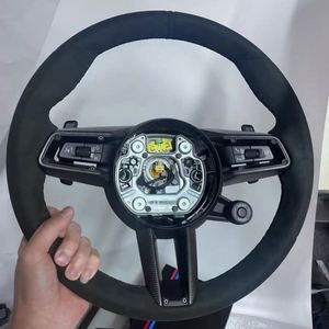 Volante para Automóvil <span class=keywords><strong>Porsche</strong></span> Cayenne Cayman 997.1 991 981 991.1 718 <span class=keywords><strong>GT</strong></span> <span class=keywords><strong>944</strong></span> Macan Panamera Tayneen, Volante de Alcántara - Product Image 2