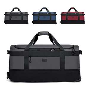 กระเป๋าออกกำลังกายแบบดัฟเฟิล ขายดีจากซัพพลายเออร์ ปรับแต่งโลโก้ได้ พร้อมซิปแบบพกพาสะดวกสำหรับใช้งานกลางแจ้ง ผลิตจากผ้าโพลีเอสเตอร์ - Product Image 1