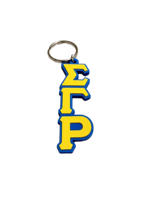 Meilleures ventes : Porte-clés en PVC souple avec lettres grecques, breloques de sac pour sororités et fraternités