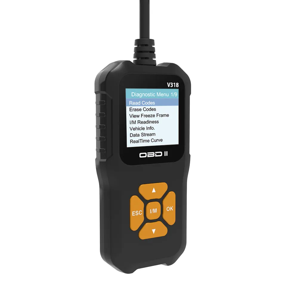V318 Handheld AUTO OBD2 scanner V1.5 elm327 obd2 scanner diagnostic tool for universal cars