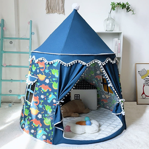Tente de jeu pliable pour enfants, château de princesse, tente de jeu portable pour l'intérieur et l'extérieur, teepee, <span class=keywords><strong>jouet</strong></span> pour garçons et filles, cadeau - Product Image 5