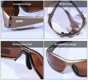 JIEPOLLY, gafas para correr al aire libre, UV400, gafas clásicas tr90 PC para hombre, gafas de pesca para hombre, gafas de sol polarizadas para ciclismo - Product Image 6