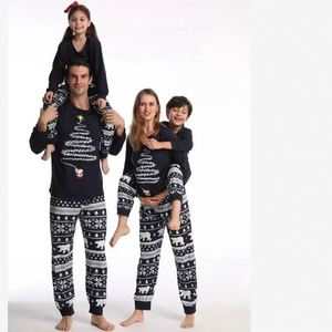 Pigiami in <span class=keywords><strong>Cotone</strong></span> Unici Yanzhui Stile Europeo e Americano per Madre e Figlio, Set per Famiglia, <span class=keywords><strong>Costumi</strong></span> Natalizi per Abbigliamento da Notte Femminile - Product Image 4