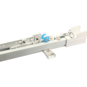 Sistema Moderno e Resistente <span class=keywords><strong>in</strong></span> <span class=keywords><strong>Ferro</strong></span> per Tende a Corda con Rotaie a Carrucola per Tende e Drappeggi Pesanti, Ideale per Matrimoni - Product Image 5
