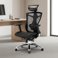 Chaise de bureau ergonomique 4D en tissu maillé avec appui-tête pour la maison et le bureau – Vente en gros