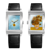 Montre à quartz à rabat style Reverso, montre-bracelet vintage carrée avec bracelet en cuir véritable, cadeau unisexe, montres à rabat inversé, été 9200