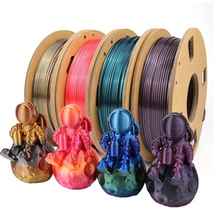 Filamento de PLA de Seda de Alta Calidad, 1 kg/rollo, Doble Arcoíris, Tres Colores - Product Image 1