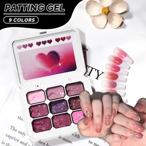 1 unidad de Gel de Uñas Semisólido Rosa de 9 Colores, de Alta Saturación, Popular, en Lata, para Salón de Uñas, UV y LED, Especial Y2K INS - Product Image 1