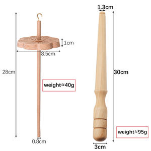 Filature à aiguille en bois <span class=keywords><strong>de</strong></span> hêtre en forme <span class=keywords><strong>de</strong></span> fleur avec boule centrale Nostepinne, enrouleur <span class=keywords><strong>de</strong></span> <span class=keywords><strong>laine</strong></span> portable pour débutants en tricot - Product Image 4
