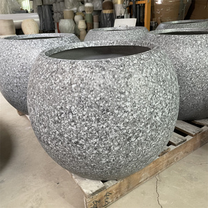 Chậu Hoa Vườn Chậu hoa trồng sợi thủy tinh chậu cây cho nhà hàng khách sạn, khổng lồ sợi thủy tinh chậu hoa với nhà máy lớn - Product Image 2