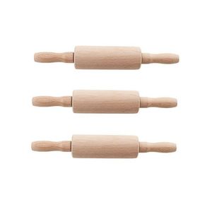 Rodillo de Madera de Haya de 25 cm Antiadherente para Hornear Pizza y Galletas - Product Image 1