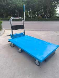 맞춤형 전기 가위 리프팅 플랫폼 트롤리 4 륜 워크샵 배터리 트롤리 철 소재 유압 리프트 OEM - Product Image 3