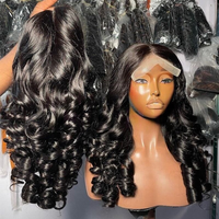 Perruques Full Lace Front 13x4 13x6 Ondulées, Grade 12A, Cheveux Humains Brésiliens, Dentelle HD Fine, Perruque Frontale Transparente