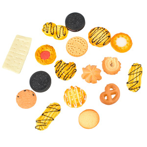 High Aesthetic Cartoon Simulated <b>Cookie</b> Model Ins Style Fake Dessert Ornament Shop Soft Furnishing Short Video Food Shooting - Product Image 6