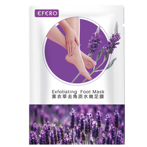 Vente en gros de masque exfoliant pour les pieds EFERO, soin des pieds, lavande - Product Image 5