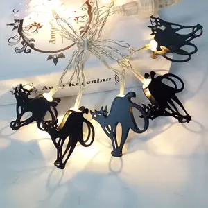 圣诞节电池供电的装饰led童话串灯，用于家庭房间装饰