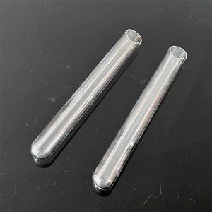 Hochreines transparentes Quarzglas rohr Klar Ein Ende Geschlossenes klares Quarz-Reagenzglas - Product Image 3