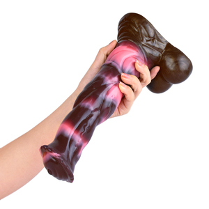 Dildo in Silicone Morbido 25,5cm Giocattoli Sessuali Pene di Cavallo Realistico per <span class=keywords><strong>Donna</strong></span> <span class=keywords><strong>Uomo</strong></span> Stimolazione Punto G Masturbatore - Product Image 5