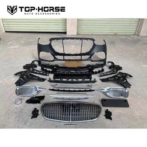 Mercedes Ben-z Clase S S400 S450 S500 S580 S680 W223 S63 <span class=keywords><strong>S65</strong></span> <span class=keywords><strong>Maybach</strong></span> Convertir Kit de carrocería Faldón lateral de parachoques - Product Image 3