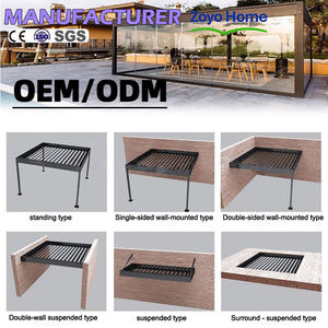 Pergola en aluminium spécialisée pour jardin de bière, éléments de design traditionnels, aménagement pratique de la zone de service, matériau PVC écologique - Product Image 6