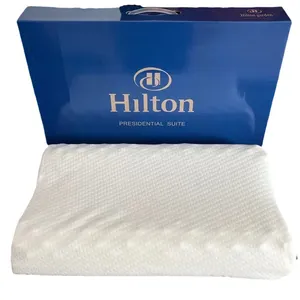 Hilton otel 3s bellek rebound lateks yastık servikal vertebra bellek köpük yastık