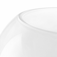 Abat-jour en verre opale givré soufflé à la main, rond, de remplacement, pour luminaires suspendus et ventilateurs de plafond - Vente en gros