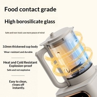 Blender multifonction silencieux à chauffage automatique à 12 vitesses avec conservation de la chaleur pour la préparation de lait de soja, de jus et de smoothies à domicile