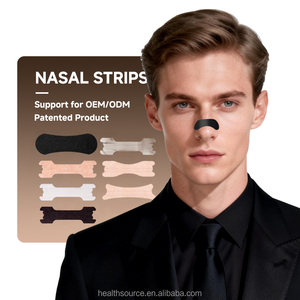 Bandes nasales adhésives hypoallergéniques, solution physique contre la congestion nasale, réduisent le ronflement, améliorent la qualité du sommeil nocturne, bande nasale - Product Image 1